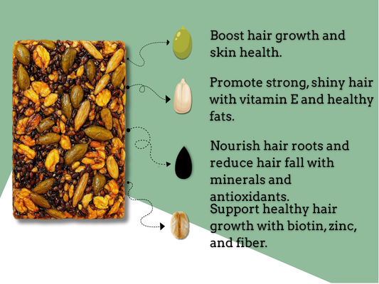 Zinc & Biotin Rich Superfood for Hair Growth - 30days pack